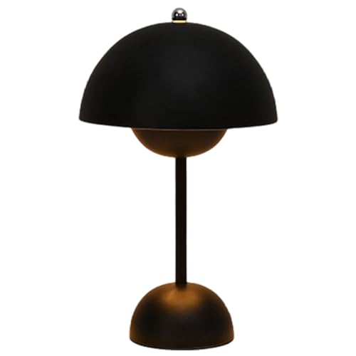 Bammare Flowerpot Tischlampe, Kabellos Nachttischlampe, Touch Dimmbar Flower Bud Lamp mit 3 Helligkeitsmodi, 3600mAh Wiederaufladbare Schreibtischlampe für Schlafzimmer, Wohnzimmer,Matte black Bammare Flowerpot Tischlampe, Kabellos Nachttischlampe, Touch Dimmbar Flower Bud Lamp mit 3 Helligkeitsmodi, 3600mAh Wiederaufladbare Schreibtischlampe für Schlafzimmer, Wohnzimmer,Matte black von Bammare