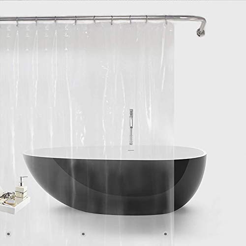 Bamyko Duschvorhang PEVA 3 Gauge Duschvorhänge Antischimmel, Wasserdicht, Ungiftig, Umweltfreundlich, Keine Chemischen Geruch für Badezimmer - 180 x 180cm, Transparent Bamyko Duschvorhang PEVA 3 Gauge Duschvorhänge Antischimmel, Wasserdicht, Ungiftig, Umweltfreundlich, Keine Chemischen Geruch für Badezimmer - 180 x 180cm, Transparent von Bamyko