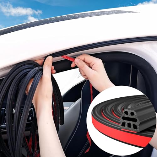 16M Auto Türdichtung Universal Selbstklebend Flexibel, Wasserdicht Dichtungsstreifen Dichtungsgummi,Gummidichtung Abdichtungsband für Türen & Fenster 16M Auto Türdichtung Universal Selbstklebend Flexibel, Wasserdicht Dichtungsstreifen Dichtungsgummi,Gummidichtung Abdichtungsband für Türen & Fenster von Bamyli