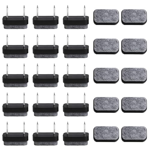 20 Stück Filzgleiter Nagel Möbelgleiter,Stuhlgleiter mit weichem Filz,Stuhl Filzgleiter mit verbesserter Passform,Gleiter für Stühle,Möbel Filz selbstklebend für Möbelfüße mit Aufbewahrungsbox 20 Stück Filzgleiter Nagel Möbelgleiter,Stuhlgleiter mit weichem Filz,Stuhl Filzgleiter mit verbesserter Passform,Gleiter für Stühle,Möbel Filz selbstklebend für Möbelfüße mit Aufbewahrungsbox von Bamyli
