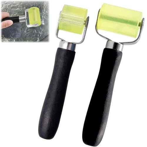 Bamyli 2 Stück Auto Schallschutz Andrückroller, Silikon Andrückwalze 30 mm/50 mm, Hitzebeständige Andruckrolle, Handdruck Roller, für Kantenumleimer Verschweißen PVC Planen von Bamyli