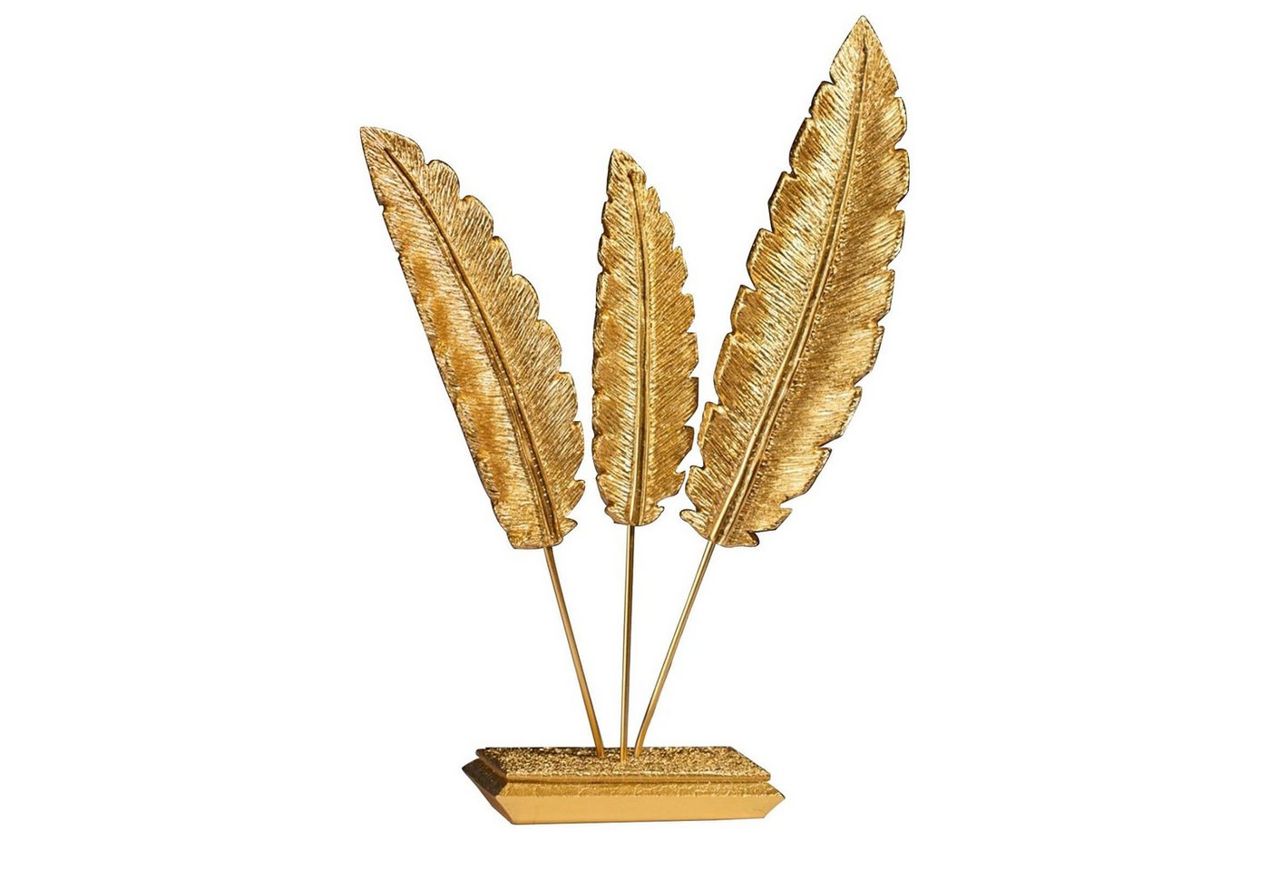 Bamyum Dekoobjekt Bamyum Deko Gold 3pcs Feder Goldene Figur Dekoration Bamyum Dekoobjekt Bamyum Deko Gold 3pcs Feder Goldene Figur Dekoration von Bamyum