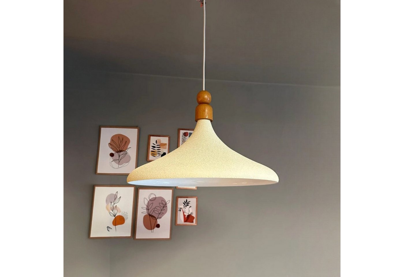 Bamyum LED Pendelleuchte Perle Holz Metall Ø35 cm, E27, Modern Pendelleuchte, ohne Leuchtmittel Bamyum LED Pendelleuchte Perle Holz Metall Ø35 cm, E27, Modern Pendelleuchte, ohne Leuchtmittel von Bamyum