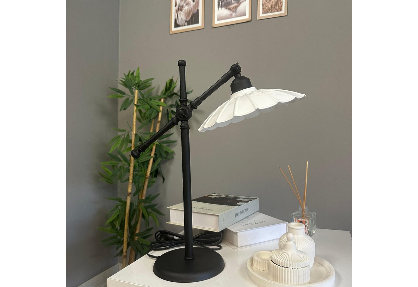 Bamyum Nachttischlampe Nachttischlampe mit Kabel Risso Metal, ohne Leuchtmittel Bamyum Nachttischlampe Nachttischlampe mit Kabel Risso Metal, ohne Leuchtmittel von Bamyum