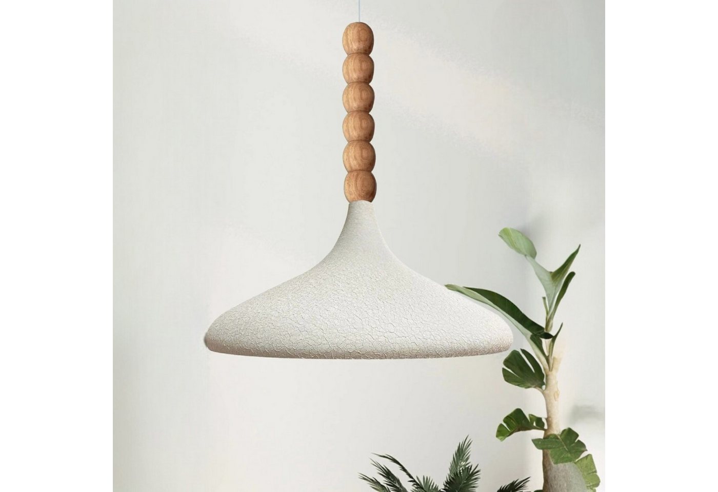 Bamyum Pendelleuchte 6 Perle Holz-Kopfteil Modern Pendelleuchte, ohne Leuchtmittel Bamyum Pendelleuchte 6 Perle Holz-Kopfteil Modern Pendelleuchte, ohne Leuchtmittel von Bamyum