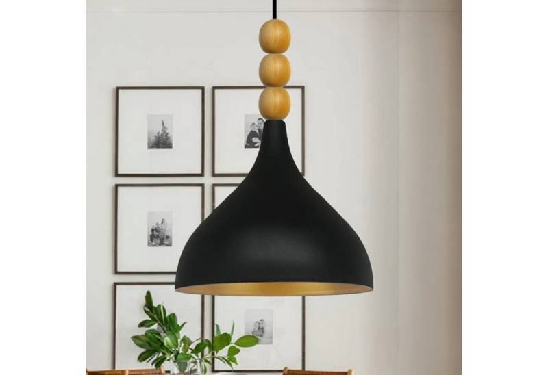 Bamyum Pendelleuchte Adash Pendelleuchte Schwarz, 1 Flammige Metall Hängelampe Ø26 cm, ohne Leuchtmittel Bamyum Pendelleuchte Adash Pendelleuchte Schwarz, 1 Flammige Metall Hängelampe Ø26 cm, ohne Leuchtmittel von Bamyum