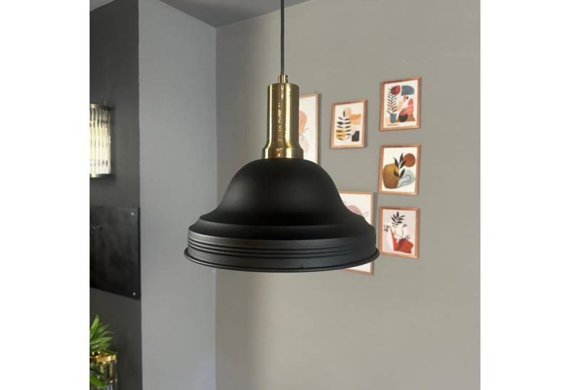 Bamyum Pendelleuchte Asletl Hängelampe Industrial aus Metall Ø40 cm, Pendelleuchte Esstisch, Fackel, ohne Leuchtmittel Bamyum Pendelleuchte Asletl Hängelampe Industrial aus Metall Ø40 cm, Pendelleuchte Esstisch, Fackel, ohne Leuchtmittel von Bamyum