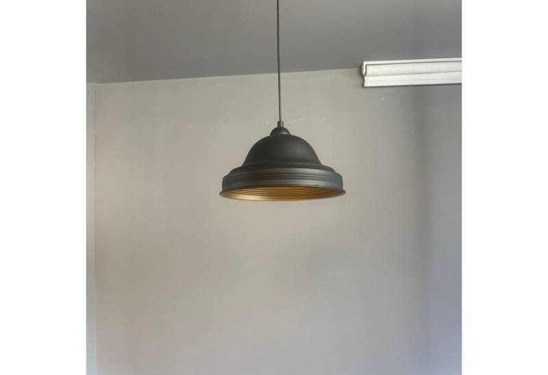Bamyum Pendelleuchte Asletl Hängelampe Industrial aus Metall Ø40 cm, Pendelleuchte Esstisch, Halbe Tulpe, ohne Leuchtmittel Bamyum Pendelleuchte Asletl Hängelampe Industrial aus Metall Ø40 cm, Pendelleuchte Esstisch, Halbe Tulpe, ohne Leuchtmittel von Bamyum