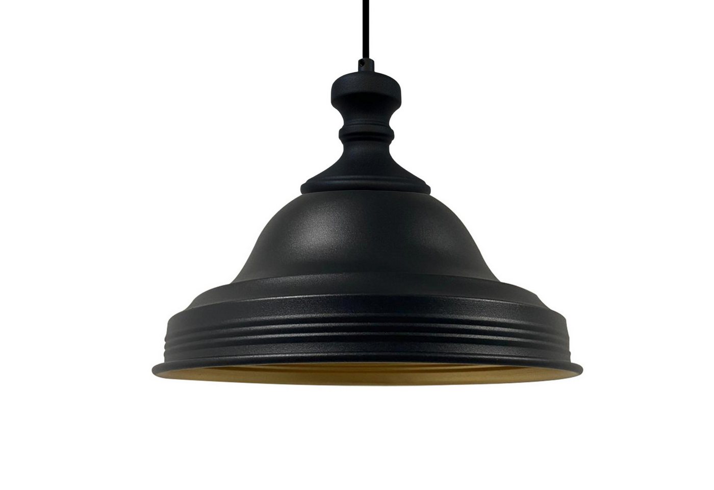 Bamyum Pendelleuchte Asletl Hängelampe Industrial aus Metall Ø40 cm, Pendelleuchte Esstisch, Knob, ohne Leuchtmittel Bamyum Pendelleuchte Asletl Hängelampe Industrial aus Metall Ø40 cm, Pendelleuchte Esstisch, Knob, ohne Leuchtmittel von Bamyum