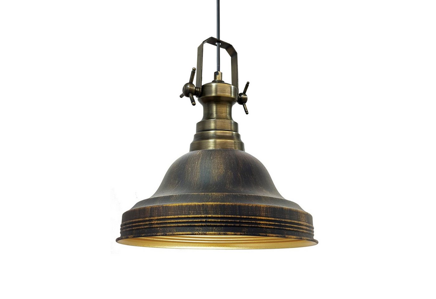 Bamyum Pendelleuchte Asletl Hängelampe Industrial aus Metall Ø40 cm, Pendelleuchte Esstisch, Neu Vintage, ohne Leuchtmittel Bamyum Pendelleuchte Asletl Hängelampe Industrial aus Metall Ø40 cm, Pendelleuchte Esstisch, Neu Vintage, ohne Leuchtmittel von Bamyum