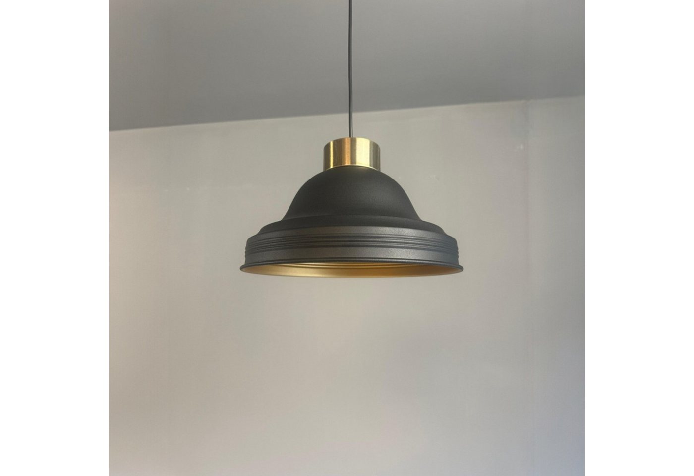 Bamyum Pendelleuchte Asletl Hängelampe Industrial aus Metall Ø40 cm, Pendelleuchte Esstisch, Runde-2, ohne Leuchtmittel Bamyum Pendelleuchte Asletl Hängelampe Industrial aus Metall Ø40 cm, Pendelleuchte Esstisch, Runde-2, ohne Leuchtmittel von Bamyum