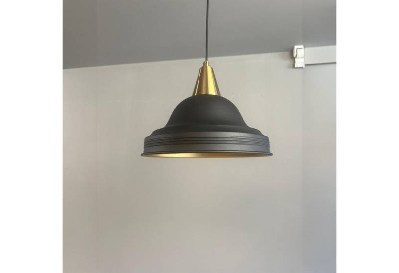 Bamyum Pendelleuchte Asletl Hängelampe Industrial aus Metall Ø40 cm, Pendelleuchte Esstisch, Schlot, ohne Leuchtmittel Bamyum Pendelleuchte Asletl Hängelampe Industrial aus Metall Ø40 cm, Pendelleuchte Esstisch, Schlot, ohne Leuchtmittel von Bamyum