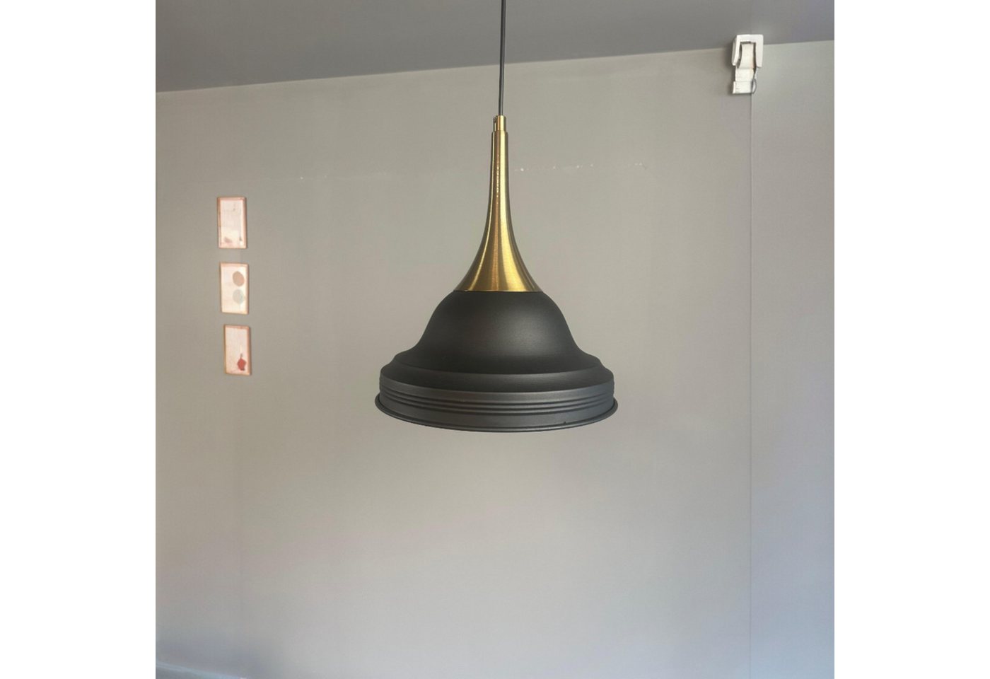 Bamyum Pendelleuchte Asletl Hängelampe Industrial aus Metall Ø40 cm, Pendelleuchte Esstisch, Vintage Kegel, ohne Leuchtmittel Bamyum Pendelleuchte Asletl Hängelampe Industrial aus Metall Ø40 cm, Pendelleuchte Esstisch, Vintage Kegel, ohne Leuchtmittel von Bamyum