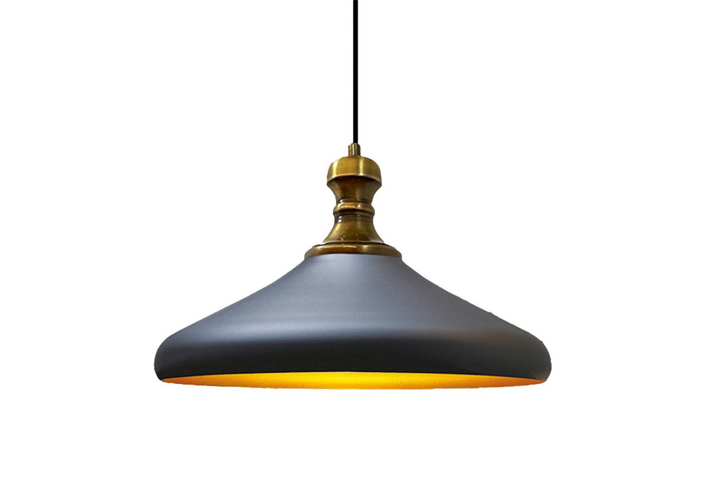 Bamyum Pendelleuchte Bamyum Pendelleuchte Durchmesser 35 cm E27 Metall Moderne Lampe von Bamyum