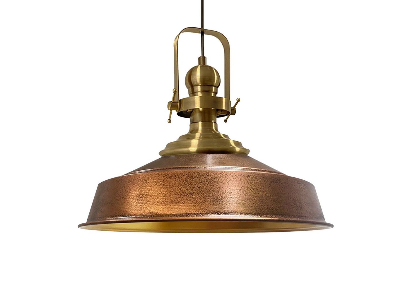 Bamyum Pendelleuchte Bamyum Pendelleuchte I Aslet l Ø41 cm E27 Metall Vintage Lampe, ohne Leuchtmittel von Bamyum