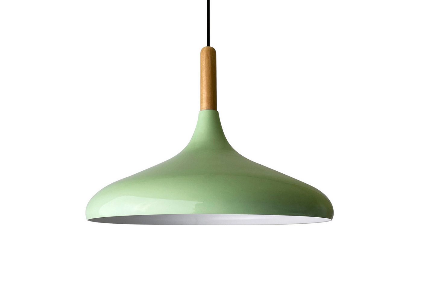 Bamyum Pendelleuchte Bamyum Pendelleuchte I Champion I Ø35 cm Holz-Metall E27 Moderne Lampe, ohne Leuchtmittel von Bamyum