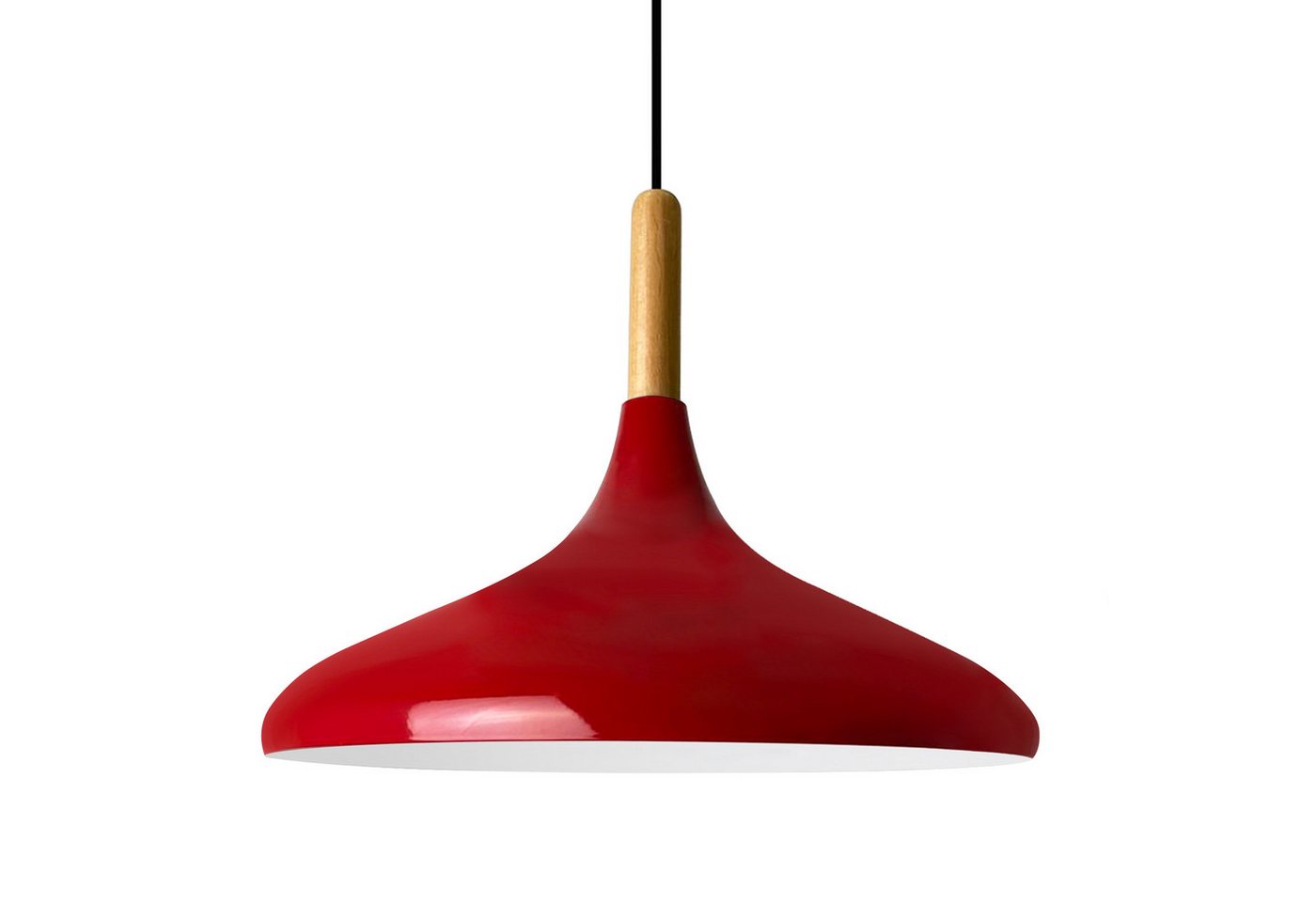 Bamyum Pendelleuchte Bamyum Pendelleuchte I Champion I Ø35 cm Holz-Metall E27 Moderne Lampe, ohne Leuchtmittel von Bamyum