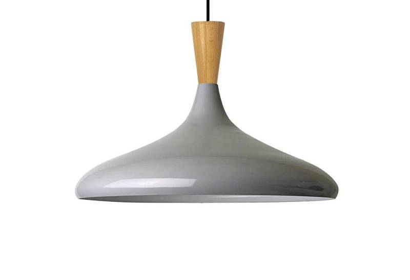 Bamyum Pendelleuchte Champion Hängelampe aus Holz, 35 cm Metall E27 Esstisch Lampe, ohne Leuchtmittel von Bamyum