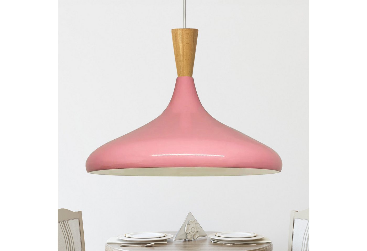 Bamyum Pendelleuchte Champion Hängelampe aus Holz, 35 cm Metall E27 Esstisch Lampe, ohne Leuchtmittel Bamyum Pendelleuchte Champion Hängelampe aus Holz, 35 cm Metall E27 Esstisch Lampe, ohne Leuchtmittel von Bamyum