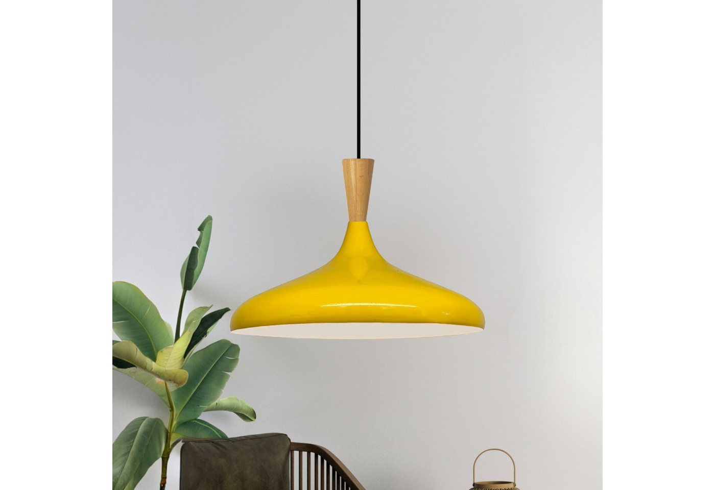 Bamyum Pendelleuchte Champion Hängelampe aus Holz, 35 cm Metall E27 Esstisch Lampe, ohne Leuchtmittel Bamyum Pendelleuchte Champion Hängelampe aus Holz, 35 cm Metall E27 Esstisch Lampe, ohne Leuchtmittel von Bamyum