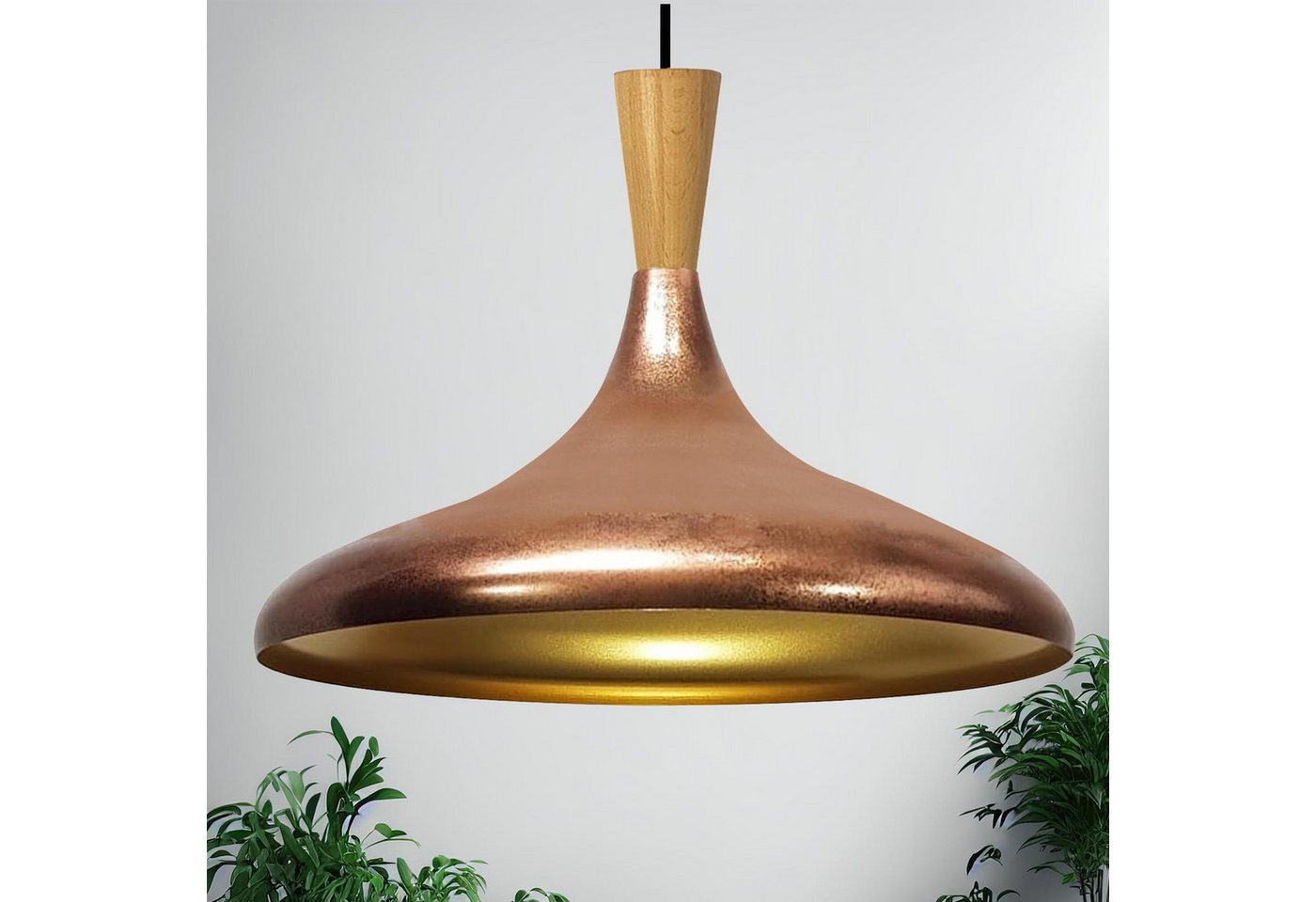 Bamyum Pendelleuchte Champion Hängelampe aus Holz, 35 cm Metall E27 Esstisch Lampe, ohne Leuchtmittel Bamyum Pendelleuchte Champion Hängelampe aus Holz, 35 cm Metall E27 Esstisch Lampe, ohne Leuchtmittel von Bamyum