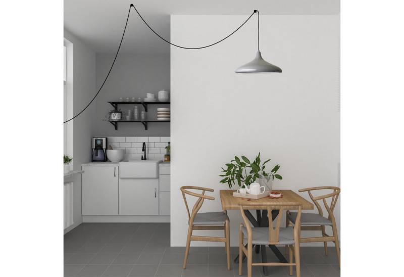 Bamyum Pendelleuchte Champion Pendelleuchte mit Stecker 35 cm, Metall mit 450 cm Kabel, ohne Leuchtmittel Bamyum Pendelleuchte Champion Pendelleuchte mit Stecker 35 cm, Metall mit 450 cm Kabel, ohne Leuchtmittel von Bamyum