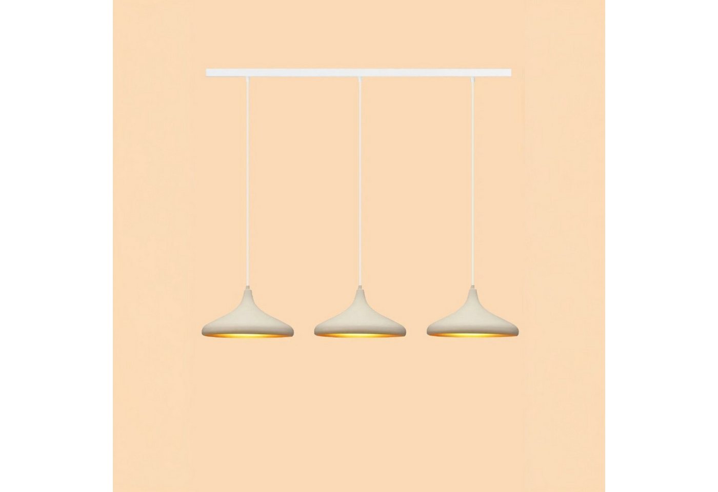 Bamyum Pendelleuchte Champion dreifacher Kronleuchter Metall Ø35cm, Modern Hängelampe, ohne Leuchtmittel Bamyum Pendelleuchte Champion dreifacher Kronleuchter Metall Ø35cm, Modern Hängelampe, ohne Leuchtmittel von Bamyum