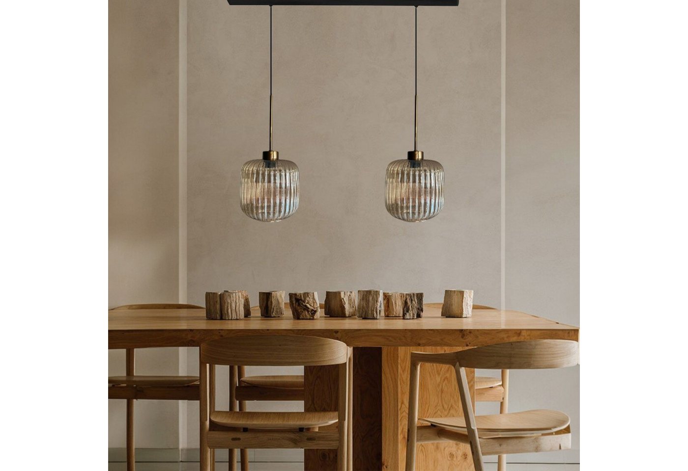 Bamyum Pendelleuchte Mopa Glas Mehrere Kronleuchter Retro Pendelleuchte Beleuchtung, ohne Leuchtmittel Bamyum Pendelleuchte Mopa Glas Mehrere Kronleuchter Retro Pendelleuchte Beleuchtung, ohne Leuchtmittel von Bamyum