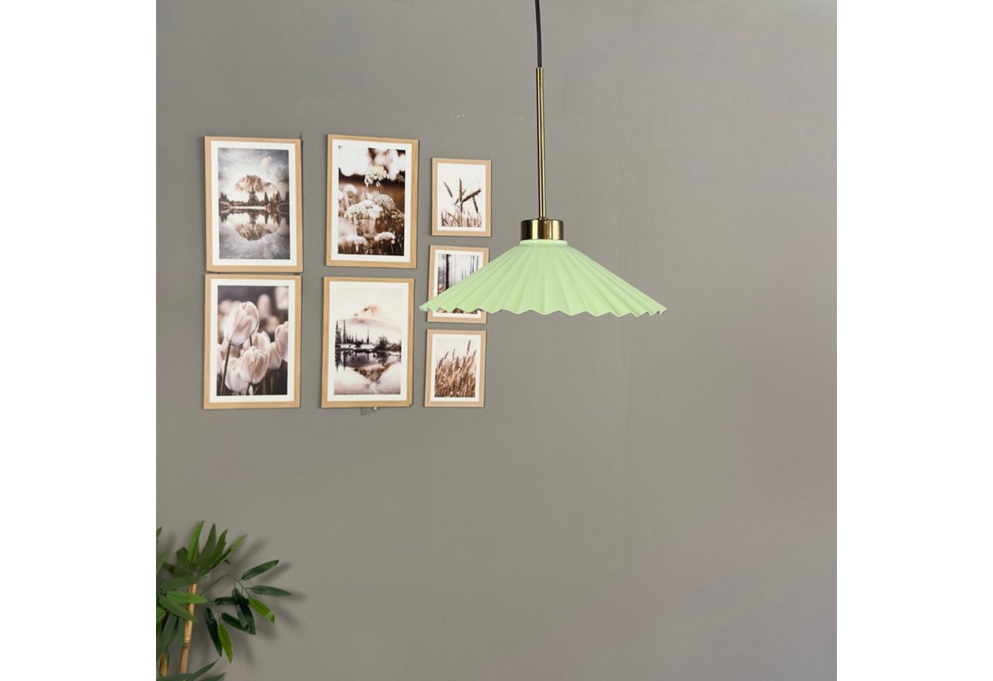 Bamyum Pendelleuchte Pendelleuchte Avilla Dünn Metall, Modern Hängelampe, ohne Leuchtmittel von Bamyum