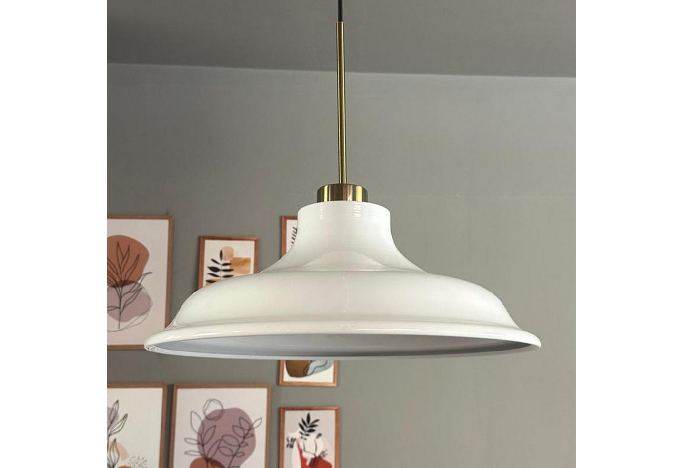 Bamyum Pendelleuchte Pendelleuchte Bergo Dünn Ø40 cm, Metall Hängelampe, ohne Leuchtmittel Bamyum Pendelleuchte Pendelleuchte Bergo Dünn Ø40 cm, Metall Hängelampe, ohne Leuchtmittel von Bamyum