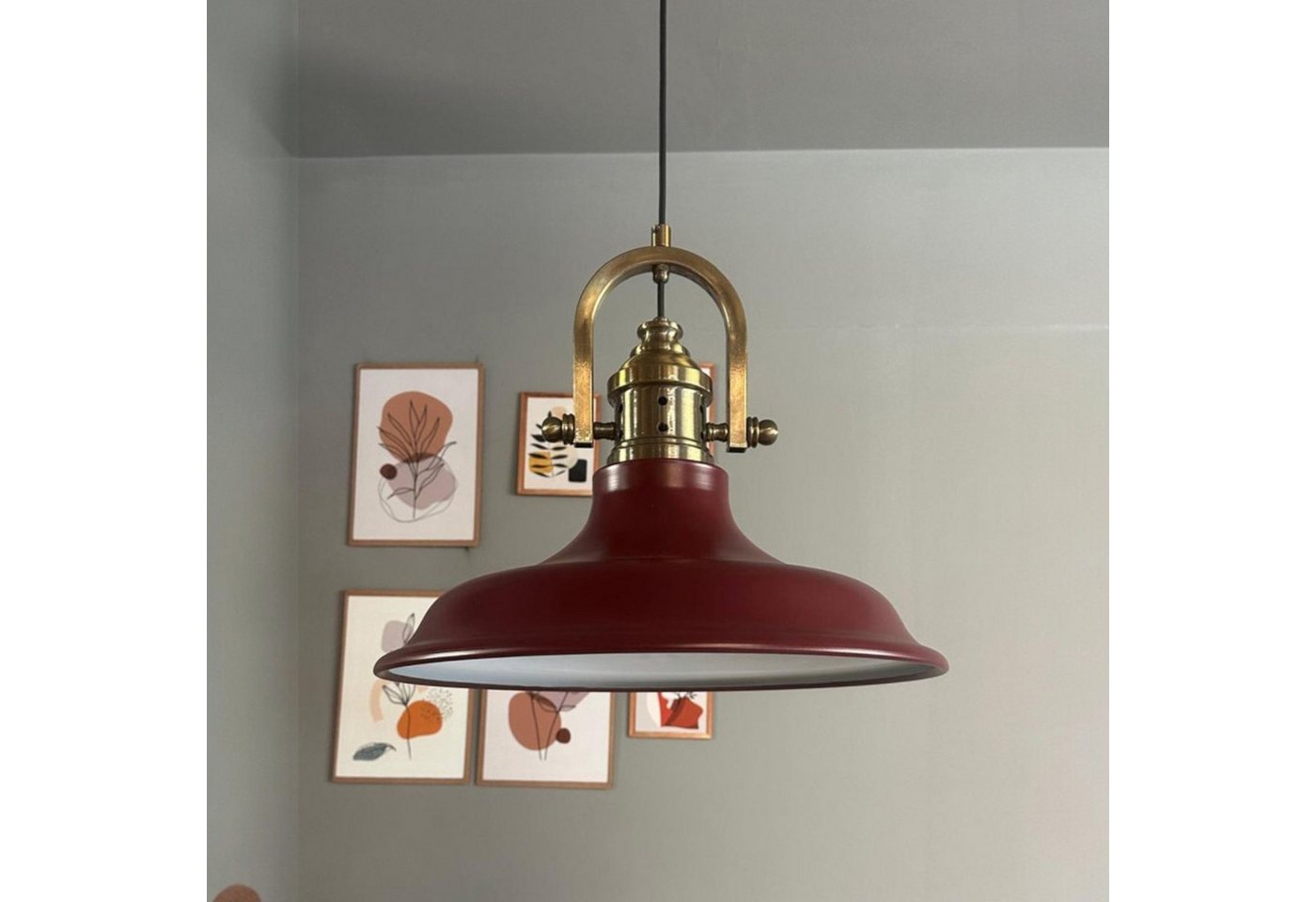 Bamyum Pendelleuchte Pendelleuchte Bergo Ø40 cm, Metall Hängelampe, ohne Leuchtmittel Bamyum Pendelleuchte Pendelleuchte Bergo Ø40 cm, Metall Hängelampe, ohne Leuchtmittel von Bamyum