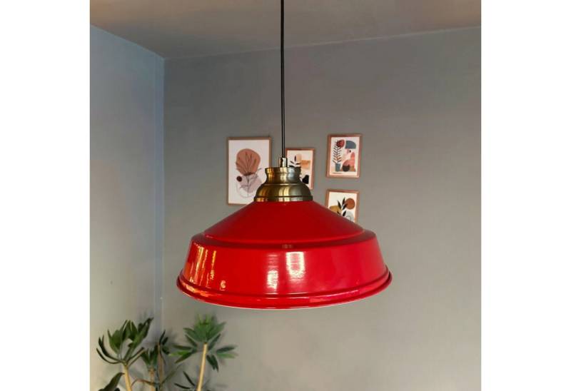 Bamyum Pendelleuchte Pendelleuchte Carmelo Ø35 cm, Metall Hängelampe, ohne Leuchtmittel von Bamyum