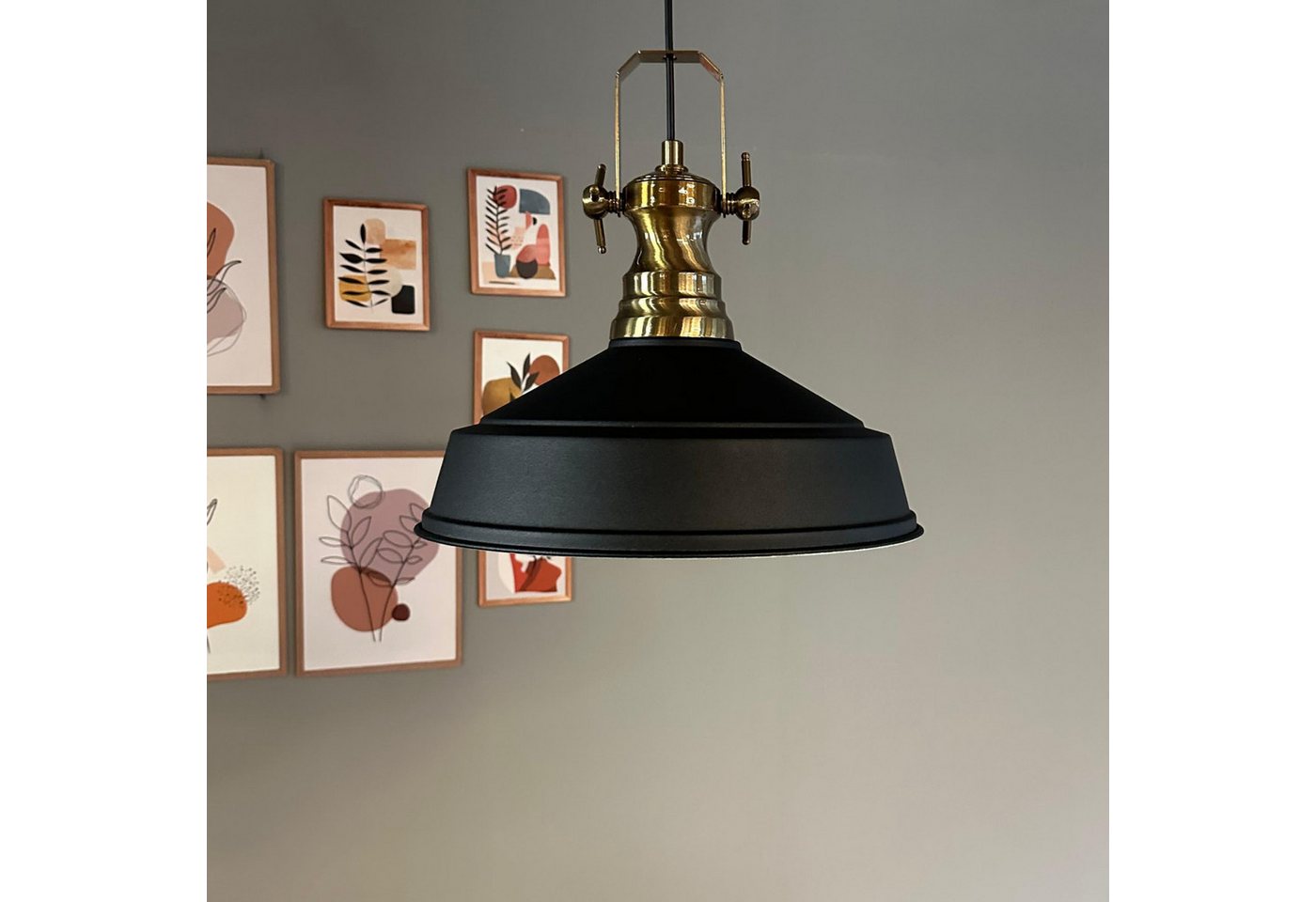 Bamyum Pendelleuchte Pendelleuchte Carmelo Ø35 cm, Metall Hängelampe, ohne Leuchtmittel Bamyum Pendelleuchte Pendelleuchte Carmelo Ø35 cm, Metall Hängelampe, ohne Leuchtmittel von Bamyum