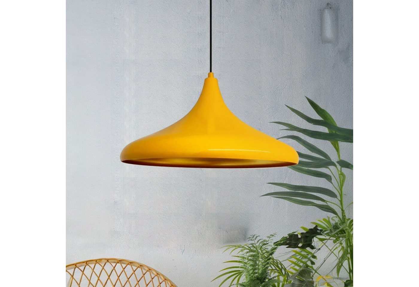 Bamyum Pendelleuchte Pendelleuchte Champion Metall Ø35cm, Modern Hängelampe, ohne Leuchtmittel von Bamyum