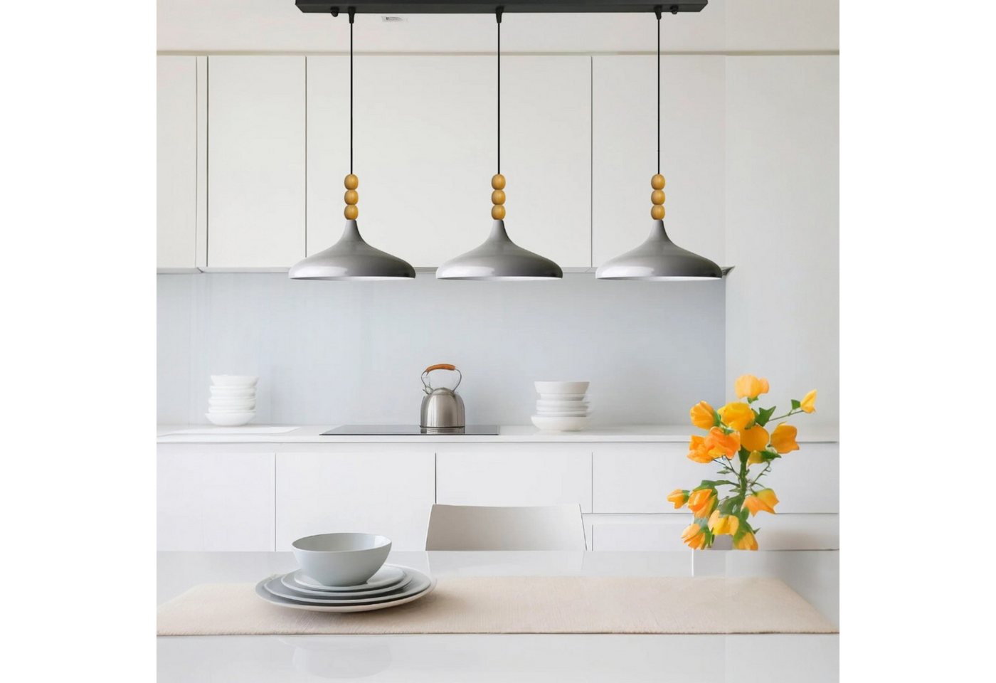 Bamyum Pendelleuchte Pendelleuchte Champion Trio Metall Ø35cm, Modern Hängelampe, ohne Leuchtmittel Bamyum Pendelleuchte Pendelleuchte Champion Trio Metall Ø35cm, Modern Hängelampe, ohne Leuchtmittel von Bamyum