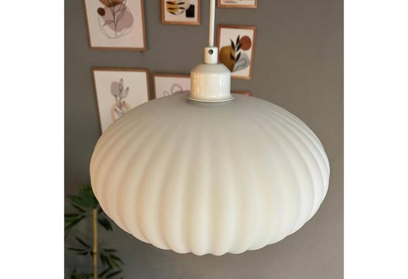 Bamyum Pendelleuchte Pendelleuchte Elegant Halbe Tulpe Glas, Modern Hängelampe, ohne Leuchtmittel Bamyum Pendelleuchte Pendelleuchte Elegant Halbe Tulpe Glas, Modern Hängelampe, ohne Leuchtmittel von Bamyum