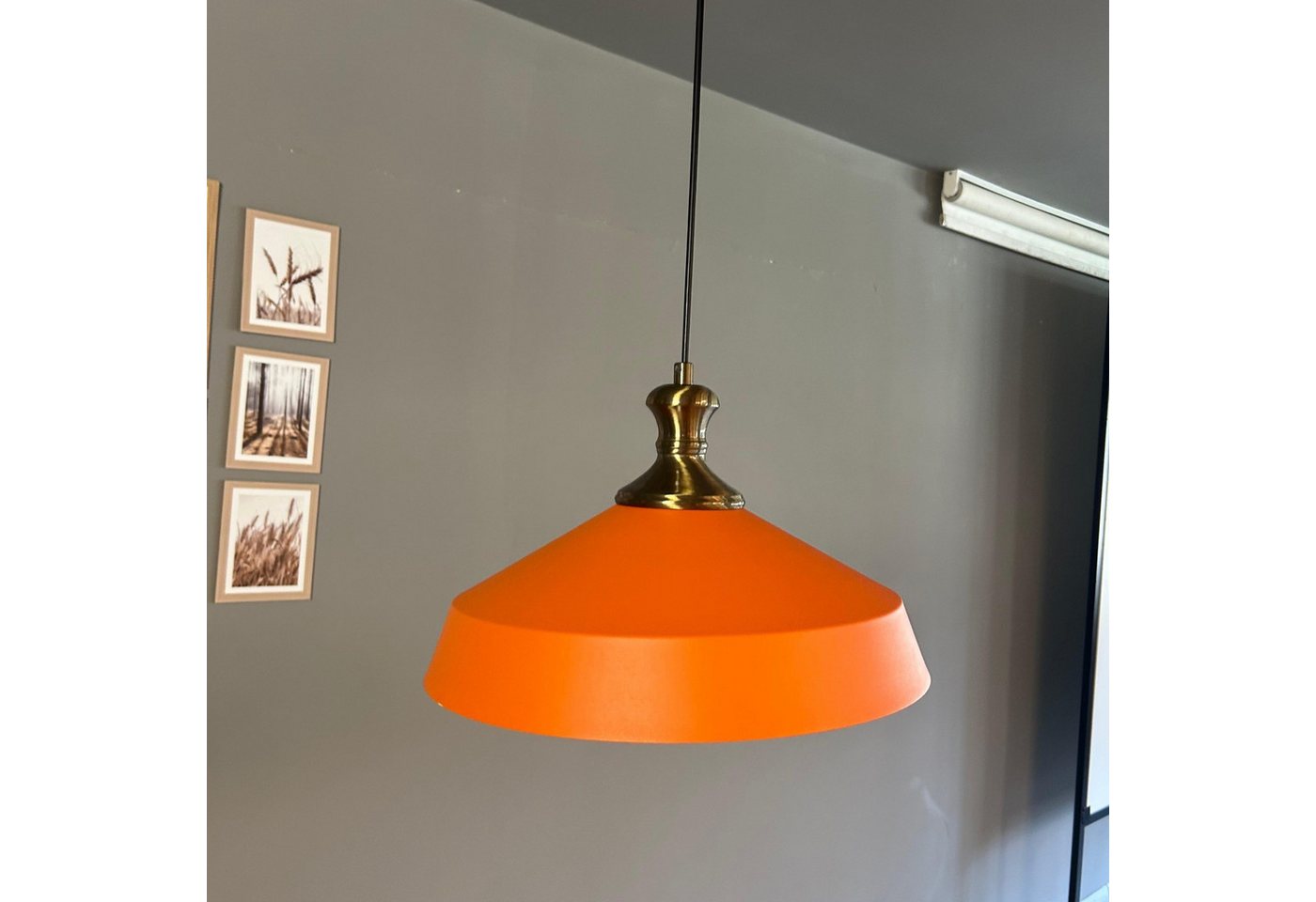 Bamyum Pendelleuchte Pendelleuchte Lema Knob Ø37,5 cm, Metall Hängelampe, ohne Leuchtmittel Bamyum Pendelleuchte Pendelleuchte Lema Knob Ø37,5 cm, Metall Hängelampe, ohne Leuchtmittel von Bamyum