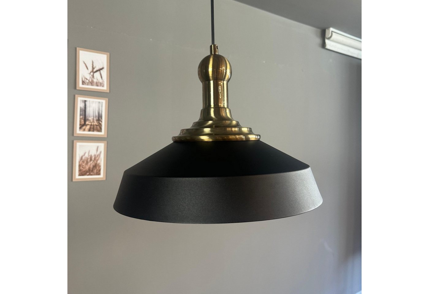 Bamyum Pendelleuchte Pendelleuchte Lema Langer Knob Ø37,5 cm, Metall Hängelampe, ohne Leuchtmittel Bamyum Pendelleuchte Pendelleuchte Lema Langer Knob Ø37,5 cm, Metall Hängelampe, ohne Leuchtmittel von Bamyum