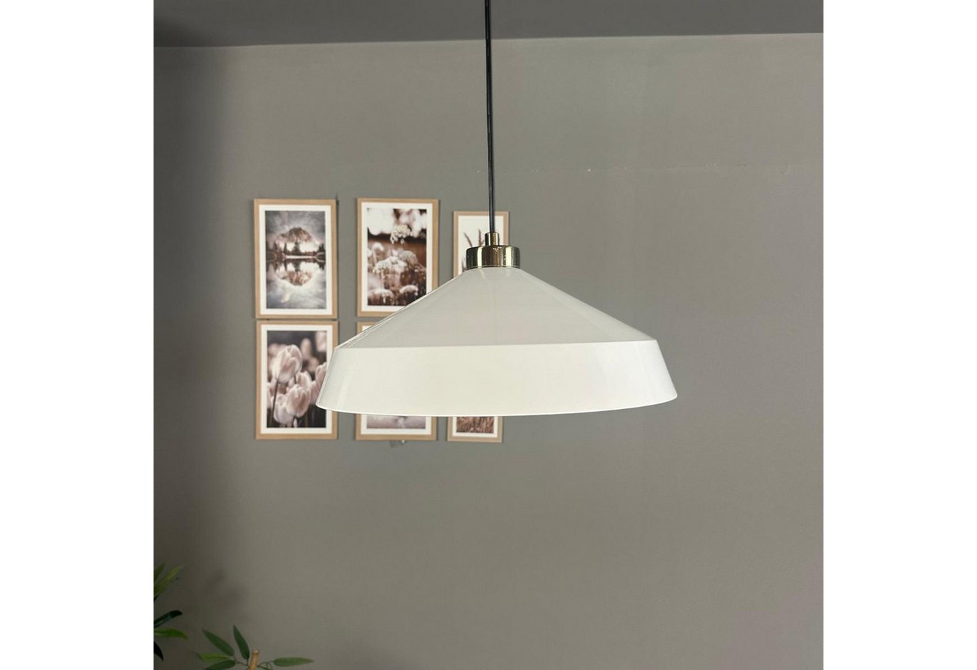 Bamyum Pendelleuchte Pendelleuchte Lema Ø37,5 cm, Metall Hängelampe, ohne Leuchtmittel Bamyum Pendelleuchte Pendelleuchte Lema Ø37,5 cm, Metall Hängelampe, ohne Leuchtmittel von Bamyum