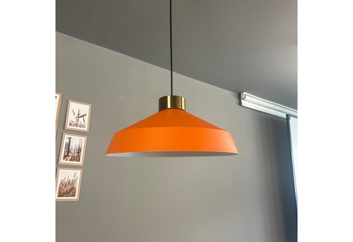 Bamyum Pendelleuchte Pendelleuchte Lema Ø37,5 cm, Metall Hängelampe, ohne Leuchtmittel Bamyum Pendelleuchte Pendelleuchte Lema Ø37,5 cm, Metall Hängelampe, ohne Leuchtmittel von Bamyum