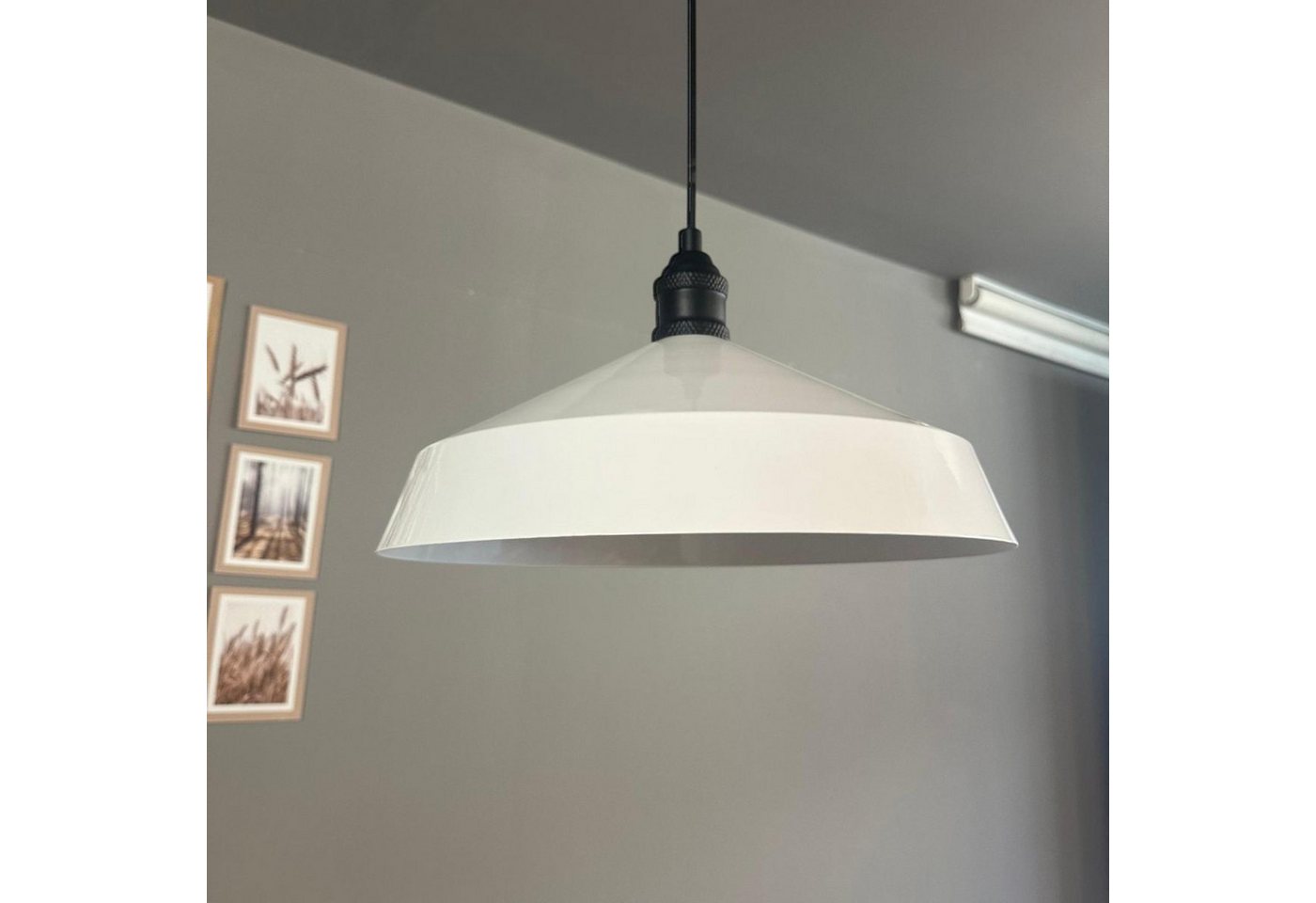 Bamyum Pendelleuchte Pendelleuchte Lema Tulpe Ø37,5 cm, Metall Hängelampe, ohne Leuchtmittel Bamyum Pendelleuchte Pendelleuchte Lema Tulpe Ø37,5 cm, Metall Hängelampe, ohne Leuchtmittel von Bamyum