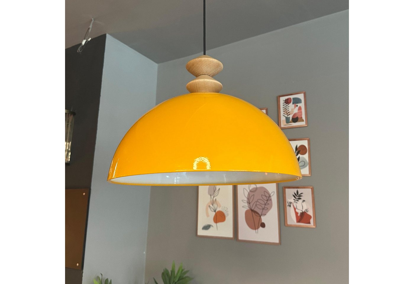 Bamyum Pendelleuchte Pendelleuchte Liante Q Holz Metall, Modern Hängelampe, ohne Leuchtmittel Bamyum Pendelleuchte Pendelleuchte Liante Q Holz Metall, Modern Hängelampe, ohne Leuchtmittel von Bamyum