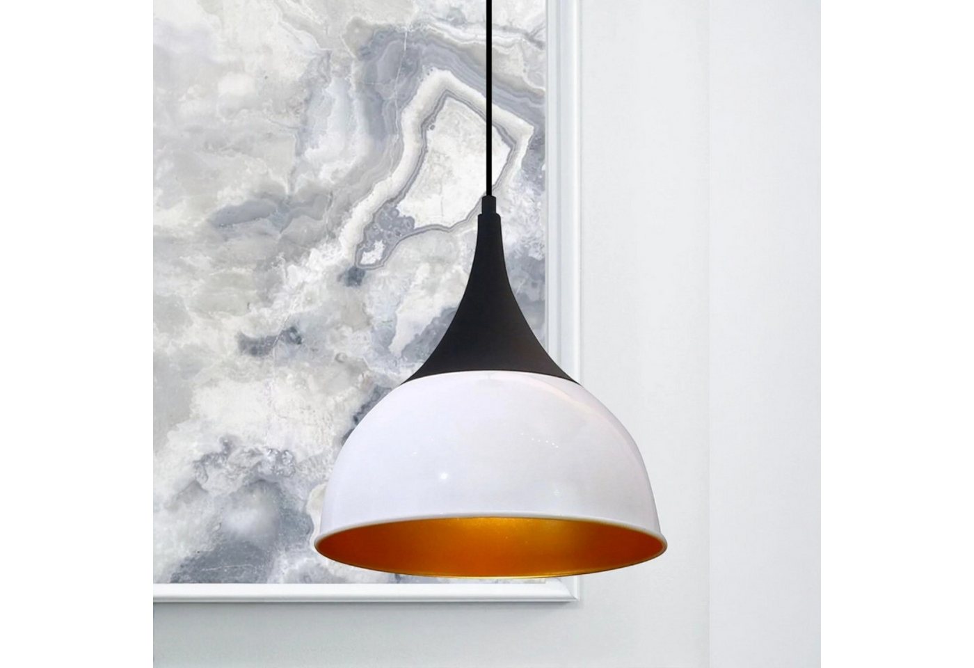 Bamyum Pendelleuchte Pendelleuchte Mabbe Metall Ø30cm, Modern Hängelampe, ohne Leuchtmittel Bamyum Pendelleuchte Pendelleuchte Mabbe Metall Ø30cm, Modern Hängelampe, ohne Leuchtmittel von Bamyum