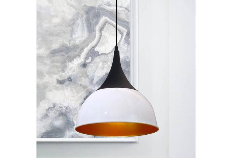 Bamyum Pendelleuchte Pendelleuchte Mabbe Metall Ø30cm, Modern Hängelampe, ohne Leuchtmittel von Bamyum