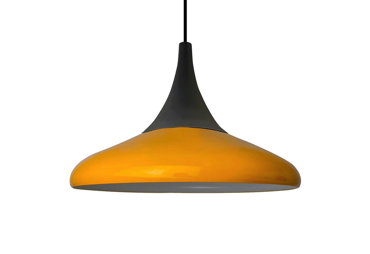 Bamyum Pendelleuchte Pendelleuchte Paladin Grau Metall Ø35cm, Modern Hängelampe, ohne Leuchtmittel, Extra-Schwarzer Hut Bamyum Pendelleuchte Pendelleuchte Paladin Grau Metall Ø35cm, Modern Hängelampe, ohne Leuchtmittel, Extra-Schwarzer Hut von Bamyum