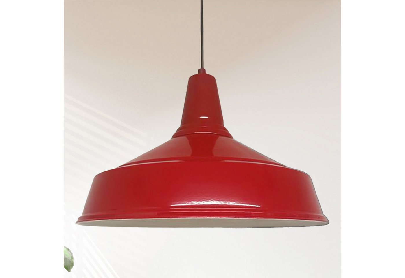 Bamyum Pendelleuchte Pendelleuchte Retro Metall Ø41cm, Retro Hängelampe, ohne Leuchtmittel Bamyum Pendelleuchte Pendelleuchte Retro Metall Ø41cm, Retro Hängelampe, ohne Leuchtmittel von Bamyum