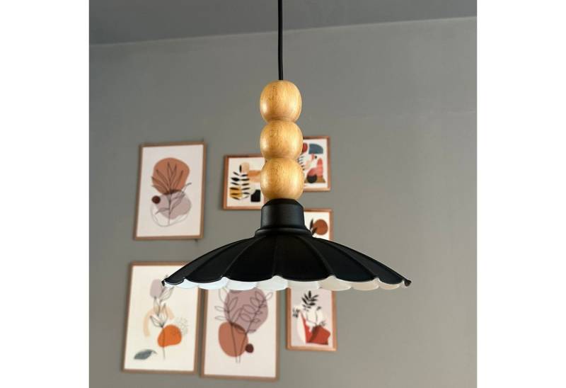 Bamyum Pendelleuchte Pendelleuchte Risso Dreifachperle Metall, Modern Hängelampe, ohne Leuchtmittel von Bamyum