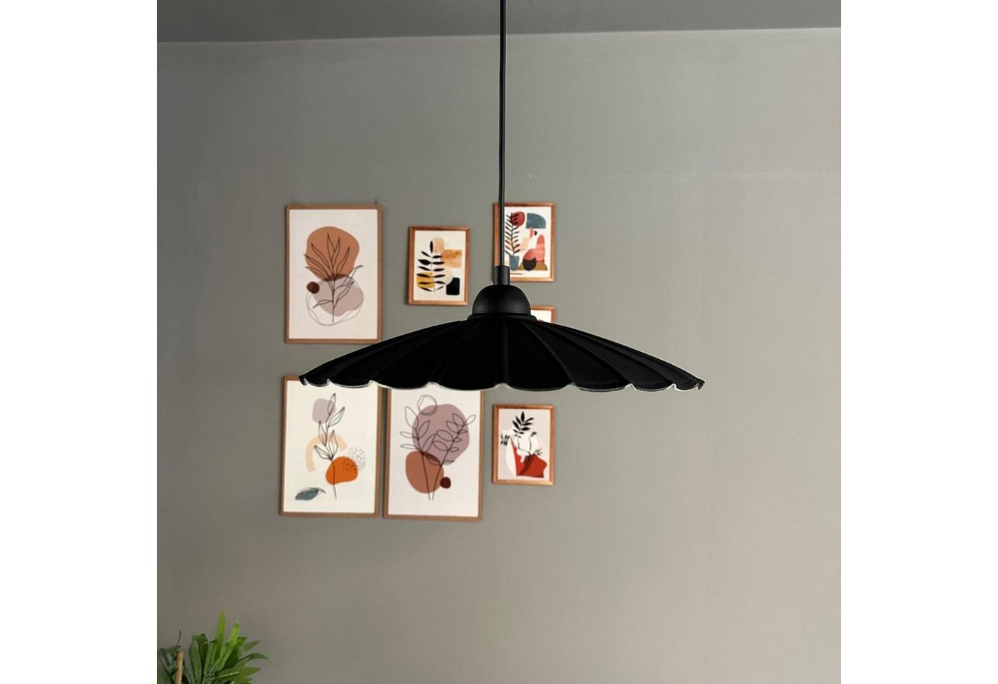 Bamyum Pendelleuchte Pendelleuchte Risso Metall Ø34cm, Modern Hängelampe, ohne Leuchtmittel Bamyum Pendelleuchte Pendelleuchte Risso Metall Ø34cm, Modern Hängelampe, ohne Leuchtmittel von Bamyum