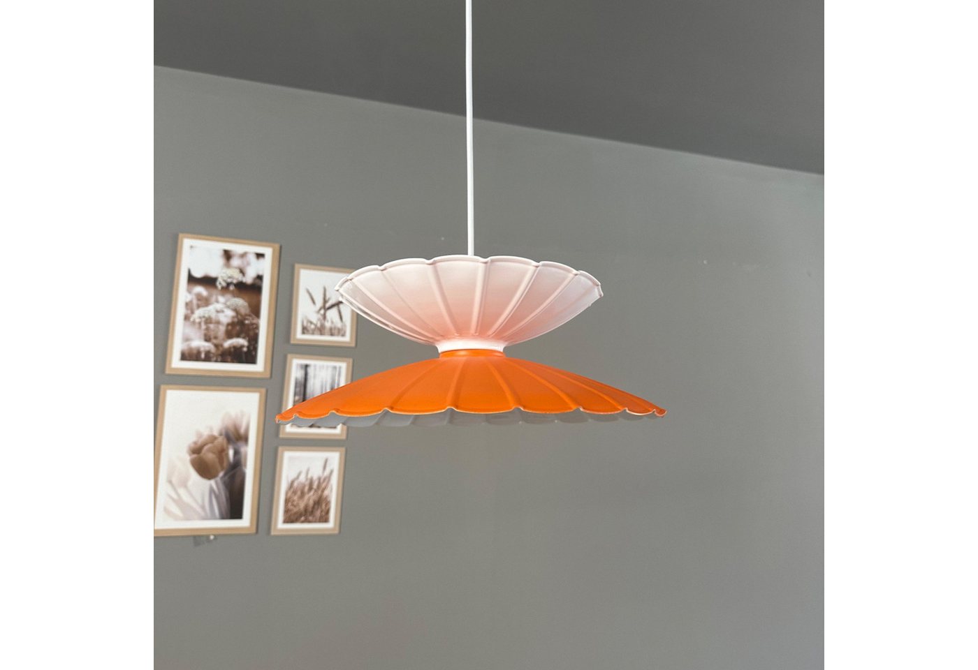 Bamyum Pendelleuchte Pendelleuchte Rubby Metall Ø34cm, Modern Hängelampe, ohne Leuchtmittel Bamyum Pendelleuchte Pendelleuchte Rubby Metall Ø34cm, Modern Hängelampe, ohne Leuchtmittel von Bamyum