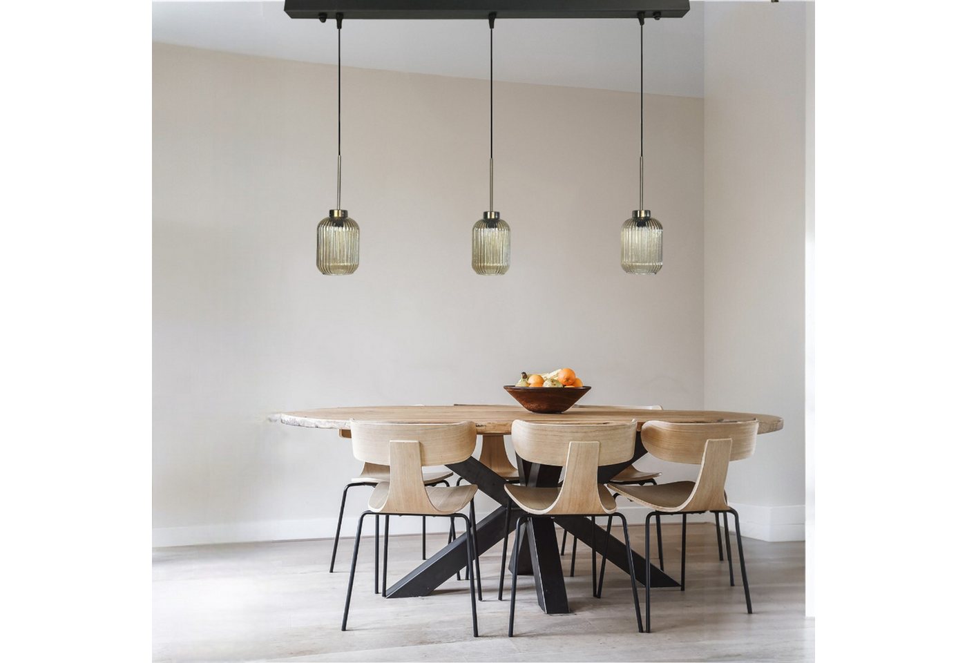 Bamyum Pendelleuchte Pendelleuchte Wingmn Dreifacher Kronleuchter Glas, Retro Hängelampe, ohne Leuchtmittel Bamyum Pendelleuchte Pendelleuchte Wingmn Dreifacher Kronleuchter Glas, Retro Hängelampe, ohne Leuchtmittel von Bamyum